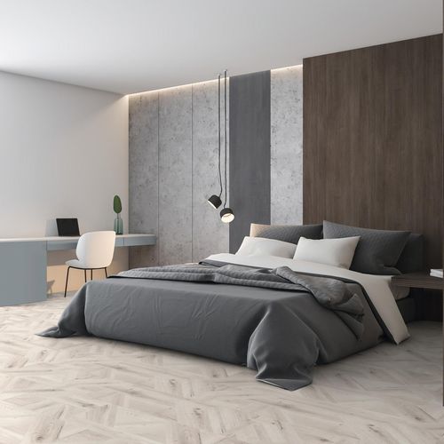 Декоративная панель для настила - K2774 GR Oak Relief Pimento - Kaindl - для мебели / настенная / для внутренней компоновки