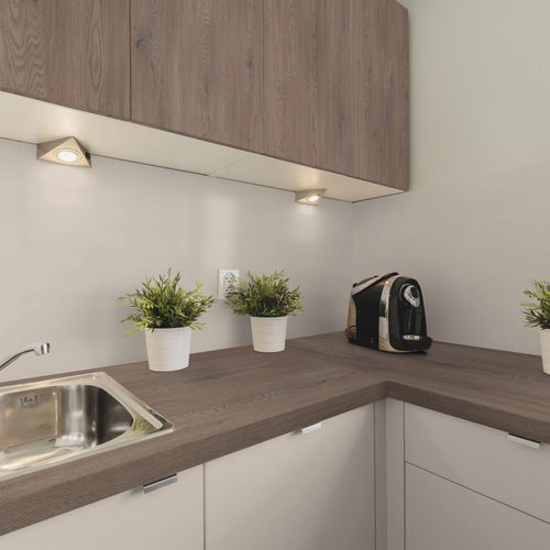 Декоративная панель для мебели - K2739 OC Oak Cremona Cannolo - Kaindl - для внутренней компоновки / с высоким сопротивлением / меламиновая