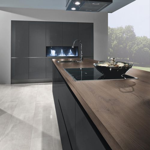 Декоративная панель для мебели - K2739 AX Oak Cremona Cannolo - Kaindl - для внутренней компоновки / с высоким сопротивлением / из ламината