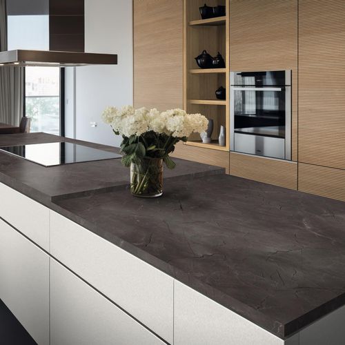 Декоративная панель устойчивая к отпечаткам пальцев - K2883 OM Marble Vicosa Escuro - Kaindl - для мебели / для внутренней компоновки / с высоким сопротивлением