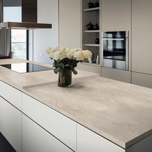 Декоративная панель для мебели - K2885 PH Marble Vicosa Clara - Kaindl - для внутренней компоновки / с высоким сопротивлением / стойкая к царапинам