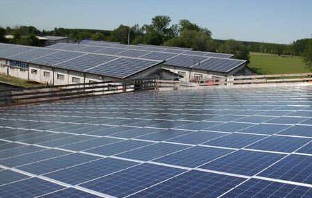 Поликристаллическая фотоэлектрическая панель - HS P SOLRIF® 205-210 W - Heckert solar - встроенная в здание / технология BIPV