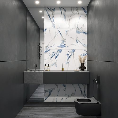 Плитка из фарфора - CALACATTA AQUA - Stanton Carpet Corporation - матовая / для интерьера / для наружного применения