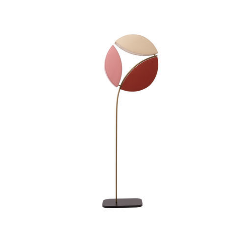 Напольная лампа - LMP DANDELION - FLAM ET LUCE LUMINAIRES - текстильная / дерево / из керамики