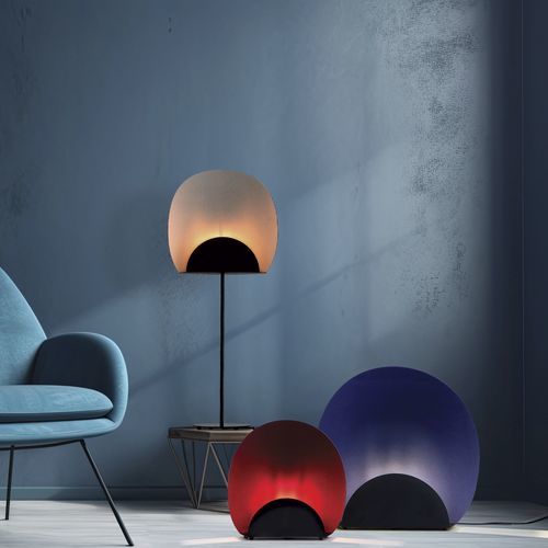 Настольная лампа - CRÉPUSCULE - FLAM ET LUCE LUMINAIRES - из металла / современная / проводная