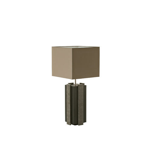 Настольная лампа - ISALO GM - FLAM ET LUCE LUMINAIRES - из камня / современная / беспроводная