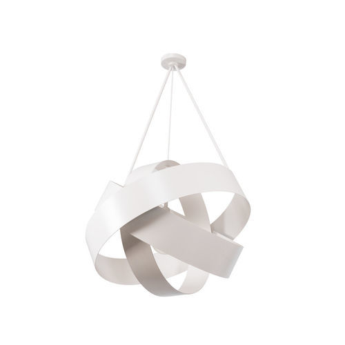 Современная люстра - JUPITER XXL - FLAM ET LUCE LUMINAIRES - из металла / из ткани / 1 лампочка