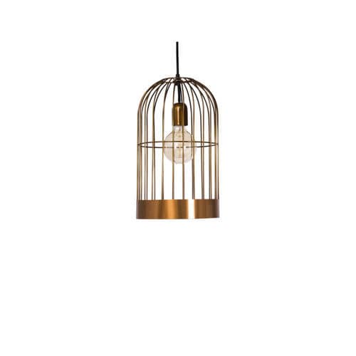 Подвесная лампа - GAIOLA MM - FLAM ET LUCE LUMINAIRES - из металла / современная / беспроводная