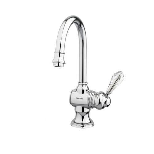 Однорычажный смеситель для раковины - 058203.F00.50 - Bronces Mestre, S.A. - настольный / из металла / из кристаллов Swarovski®