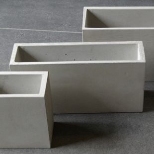 Кадка для садовых растений из бетона - SPIRA - Skulpturfabriken.se - прямоугольная / современная / для общественных мест