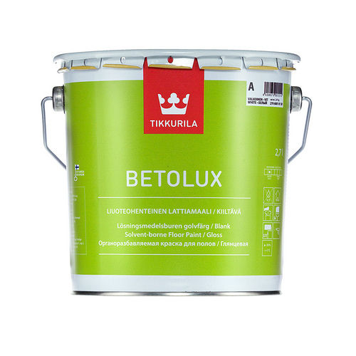 Алкидная краска - BETOLUX - TIKKURILA - декоративная / для закрытых зданий / для напольной поверхности