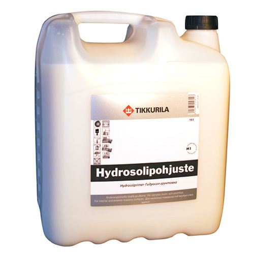 Грунтовка для каменной кладки - HYDROSOLIPOHJUSTE - HYDROSOL - TIKKURILA - акриловая / для наружного использования / внутренняя