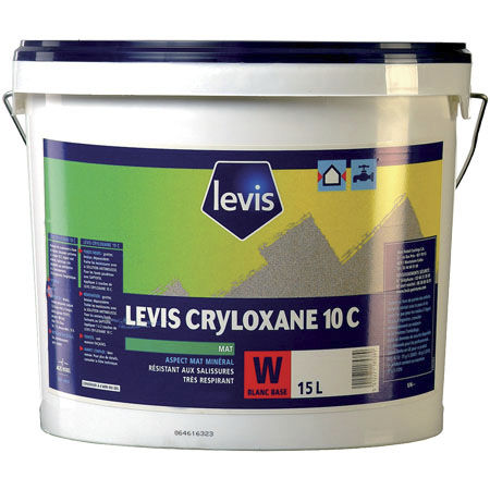 Декоративная краска - CRYLOXANE 10C - LEVIS - для фасада / матовая / микропористая