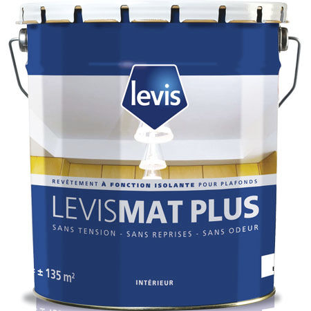 Термоизоляционная краска - MAT PLUS - LEVIS - для потолков