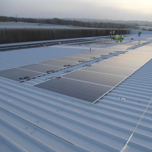 Ребристое листовое железо - TRISOBUILD® - TATA STEEL - из стали / серое / синее