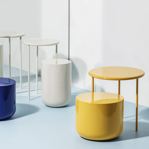 Современный вспомогательный столик - THE PAIR - mobel copenhagen - из керамики / круглый / для бытового использования
