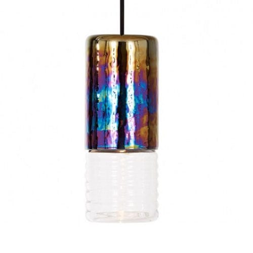 Подвесная лампа - FLASK : FKL01OLEU - Tom Dixon - из стекла / современная / проводная