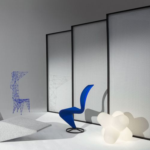 Современный cтул - S : S-CHAIR01DV0791 - Tom Dixon - для интерьера / из шерсти / из губки