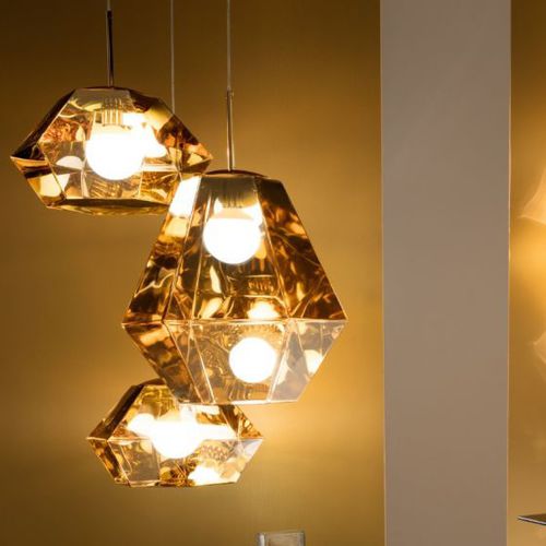 Подвесная лампа - CUT : CUSP02GOEU/CUSP01GOEU - Tom Dixon - из поликарбоната / современная / проводная