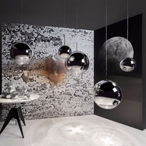 Подвесная лампа - MIRROR BALL : MBB50AEU - Tom Dixon - из алюминия / из поликарбоната / современная