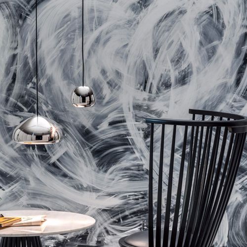 Подвесная лампа - VOID : VOS01S-PEUM2 - Tom Dixon - из стали / из нержавеющей стали / из меди