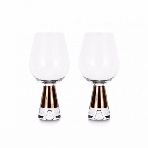 Стакан для вина - TANK : TKT04/TKT04B - Tom Dixon - из дутого стекла / для профессионального использования