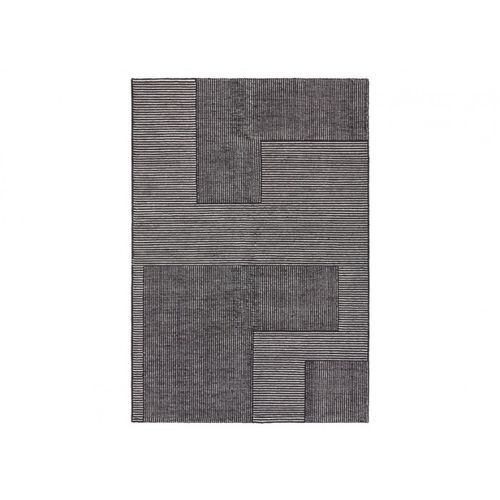 Современный ковер - STRIPE : SRR02BLWH/SRR01BLWH - Tom Dixon - с рисунком / из шерсти / прямоугольный