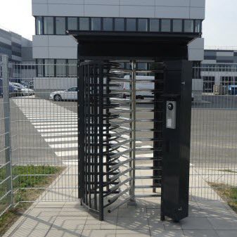 Турникет для обеспечения безопасности - ZENTRA E-120-RS - ZABAG Security Engineering GmbH - из металла / для общественных учреждений