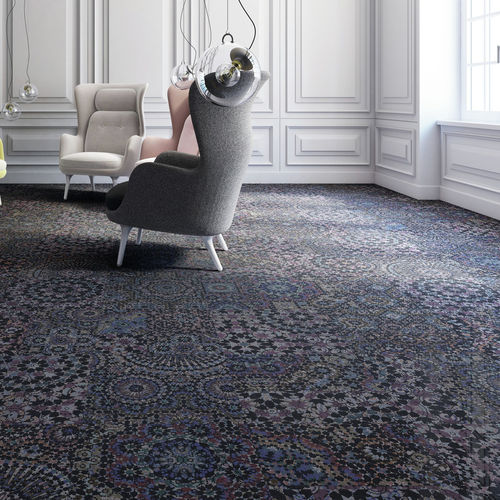 Ковровое покрытие из плит - TUNIS  - OBJECT CARPET - с вытяжным ворсом / тканое / из ПЭТФ