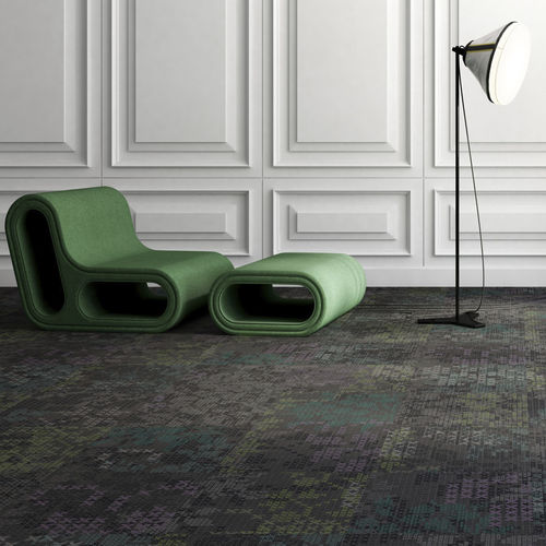 Ковровое покрытие из плит - GENEVA - OBJECT CARPET - с вытяжным ворсом / тканое / из ПЭТФ