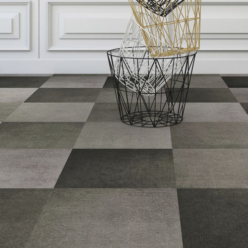 Ковровое покрытие из плит - PETERSBURG  - OBJECT CARPET - с вытяжным ворсом / тканое / из ПЭТФ