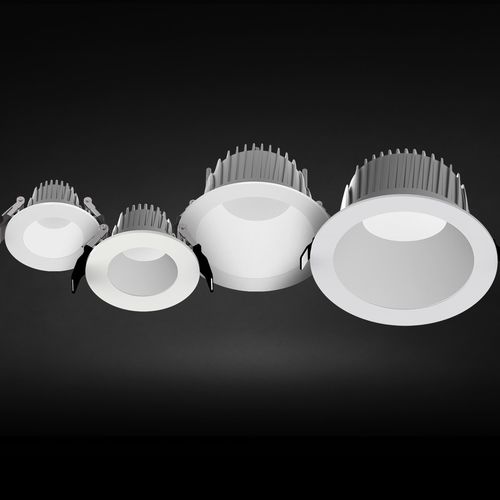 Встраиваемый даунлайт - PREMIUM DEEP REGRESS 3", 4", 6" & 8"  - RAB Lighting - LED / флюокомпактный / круглый