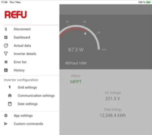 Программное обеспечение для разработки - REFUSET : 100K - Refusol - для наблюдения / для фотогальванической установки