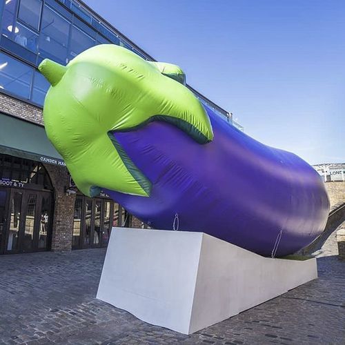 Надувная конструкция для организации мероприятий - GIANT AUBERGINE - Studio Souffle