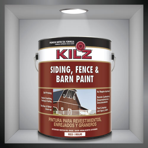 Декоративная краска - KILZ® SIDING FENCE AND BARN - KILZ - для наружного применения / для фасада / латекс