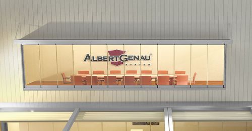Раздвижное панорамное окно - SILDER 08 - ALBERT GENAU - из закаленного стекла