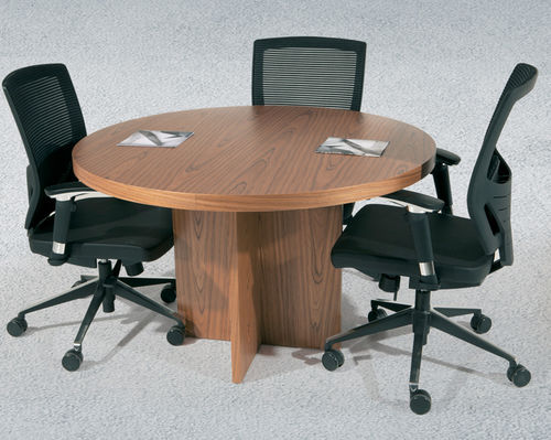 Современный стол для собраний - AKZO  - SOLENNE OFFICE FURNITURE - из дерева / круглый / для профессионального использования