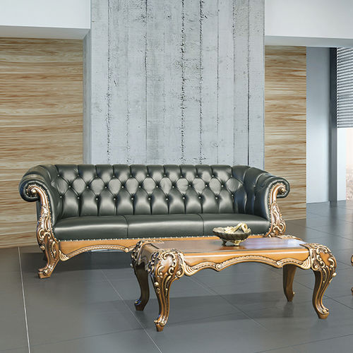 Классический диван - VENEDIK - SOLENNE OFFICE FURNITURE - из кожи / контрактный
