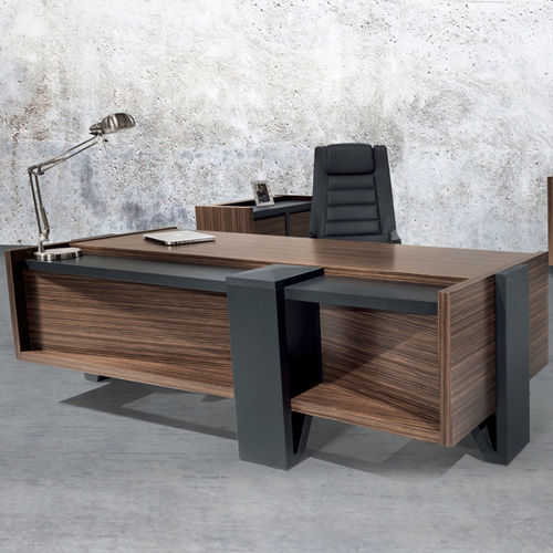 Директорский рабочий стол - ROSSI  - SOLENNE OFFICE FURNITURE - современный / из дерева / панельные опоры