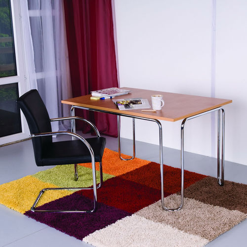 Современный стул для конференций - KENT  - KODRETA furniture, s.r.o. - для интерьера / из кожи / с основанием из хромированной стали