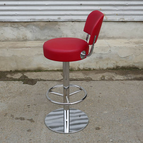 Современный барный стул - COMBI  - KODRETA furniture, s.r.o. - для интерьера / из металла / из кожи