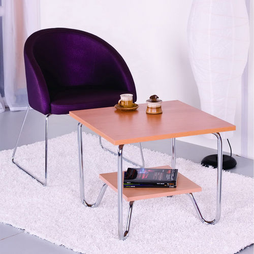 Журнальный столик ретро - OLDY  - KODRETA furniture, s.r.o. - из металла / из хрома / из фанерованной древесины