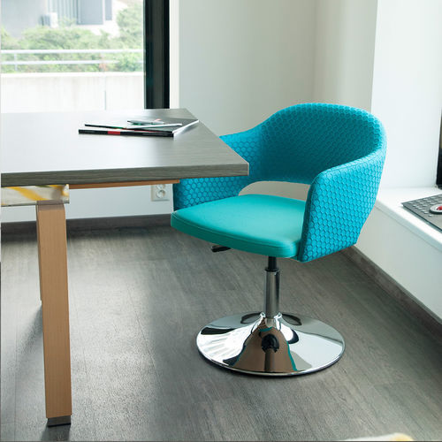Современный стул для офиса - LAURA - KODRETA furniture, s.r.o. - для интерьера / из кожи / из ткани