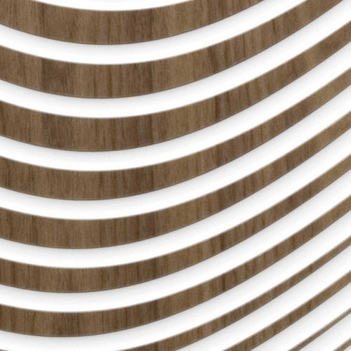 Настенная декоративная панель - ZEN WAVE HYBRID WALNUT - MAROTTE - для мебели / для потолков / для двери