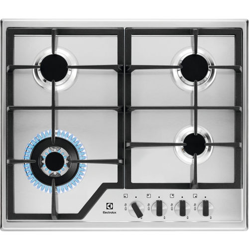 Газовая варочная панель - KGS6436X - Electrolux Home - 4 конфорки / встраиваемая / с поворотными регуляторами