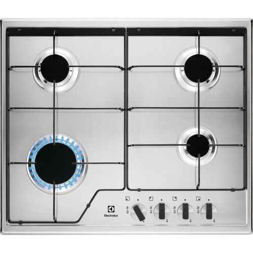 Газовая варочная панель - KGS6424X - Electrolux Home - 4 конфорки / встраиваемая / с поворотными регуляторами