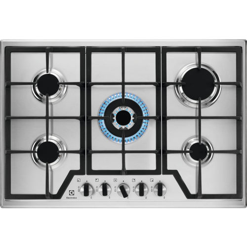 Газовая варочная панель - KGS7536X - Electrolux Home - 5 конфорок / встраиваемая / с поворотными регуляторами