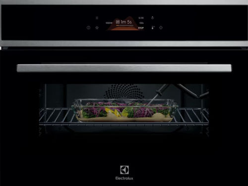 Электрическая духовка - EVLBE08GX - Electrolux Home - с конвекцией / микроволновая / встраиваемая