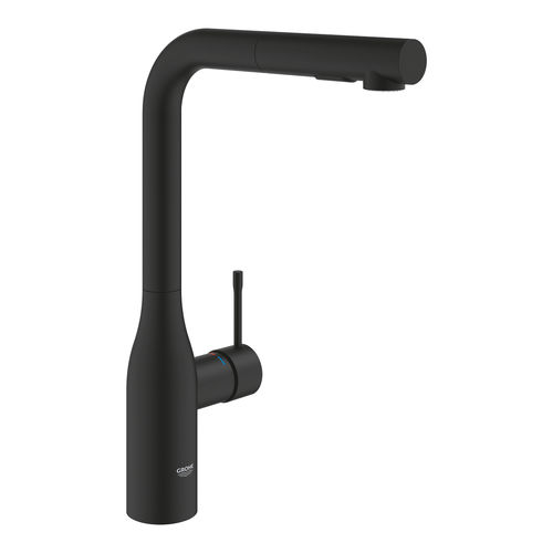 Настольный однорычажный смеситель - 30504KF0 - GROHE - из нержавеющей стали / для кухни / 1 отверстие