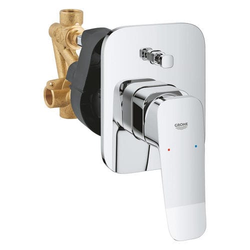 Однорычажный смеситель для ванны - 1018900000 - GROHE - встраиваемый / из хромированной латуни / для ванной комнаты